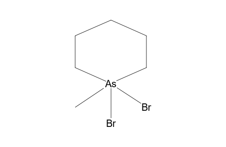 1,1-Dibromo-1-methyl-arsenane