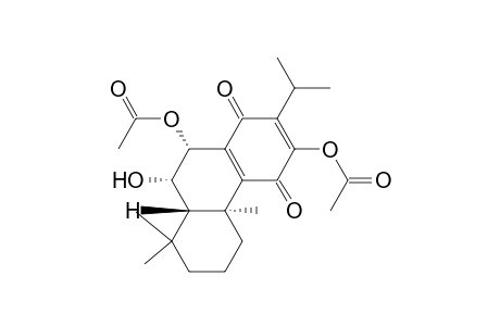 1,4-Phenanthrenedione, 3,10-bis(acetyloxy)-4b,5,6,7,8,8a,9,10-octahydro-9-hydroxy-4b,8,8-trimethyl-2-(1-methylethyl)-, [4bS-(4b.alpha.,8a.beta.,9.alpha.,10.alpha.)]-