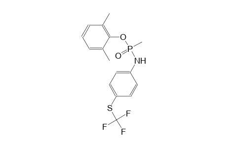 2,6-dimethylphenyl P-methyl-N-{4-[(trifluoromethyl)sulfanyl]phenyl}phosphonamidoate