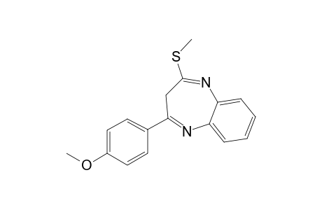 2-(4-Methoxyphenyl)-4-(methylsulfanyl)-3H-1,5-benzodiazepine