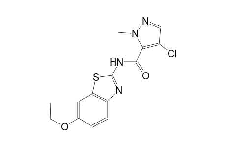 4-chloro-N-(6-ethoxy-1,3-benzothiazol-2-yl)-1-methyl-1H-pyrazole-5-carboxamide