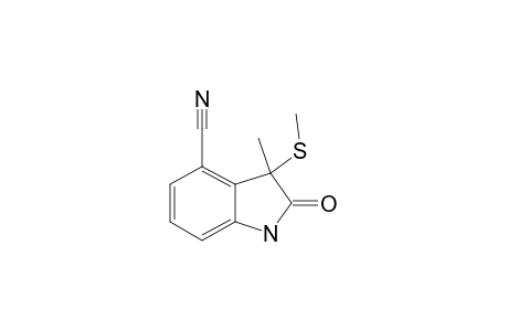 4-CYANO-3-METHYL-3-METHYLTHIOOXINDOL