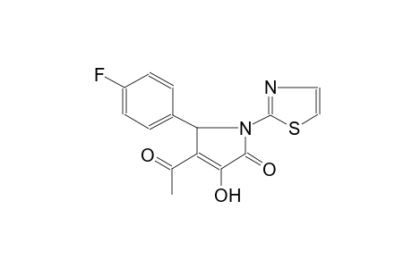 2H-pyrrol-2-one, 4-acetyl-5-(4-fluorophenyl)-1,5-dihydro-3-hydroxy-1-(2-thiazolyl)-