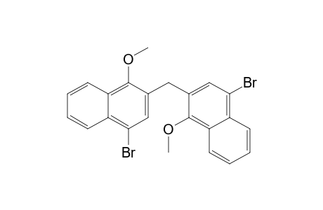 4-Bromanyl-2-[(4-bromanyl-1-methoxy-naphthalen-2-yl)methyl]-1-methoxy-naphthalene
