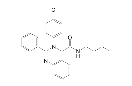 N-Butyl-3-(4-chlorophenyl)-2-phenyl-3,4-dihydro quinazoline-4-carboxamide