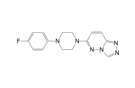 [1,2,4]triazolo[4,3-b]pyridazine, 6-[4-(4-fluorophenyl)-1-piperazinyl]-