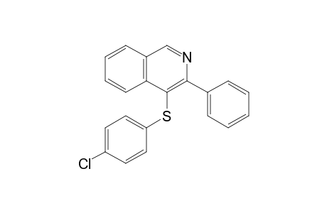 4-(4-Chlorophenylthio)-3-phenylisoquinoline