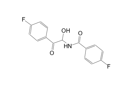 benzamide, 4-fluoro-N-[2-(4-fluorophenyl)-1-hydroxy-2-oxoethyl]-