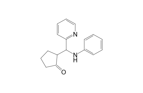 2-[(Phenylamino)-2-pyridylmethyl]cyclopentan-1-one