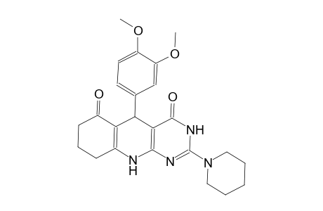 pyrimido[4,5-b]quinoline-4,6(3H,7H)-dione, 5-(3,4-dimethoxyphenyl)-5,8,9,10-tetrahydro-2-(1-piperidinyl)-
