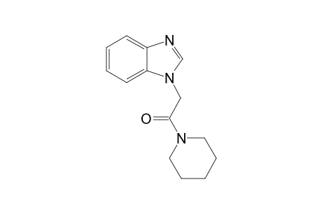 1H-1,3-Benzimidazole, 1-[2-oxo-2-(1-piperidinyl)ethyl]-