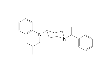 N-(2-Methylpropyl)-N-phenyl-1-(1-phenylethyl)piperidin-4-amine