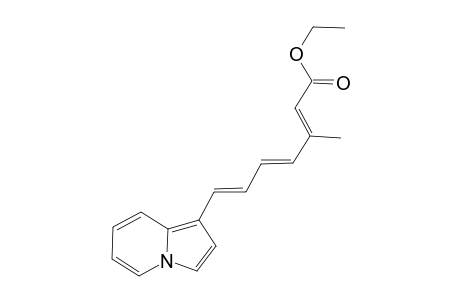Ethyl (2E,4E,6E)-7-(indolizin-1-yl)-3-methylhepta-2,4,6-trienoate