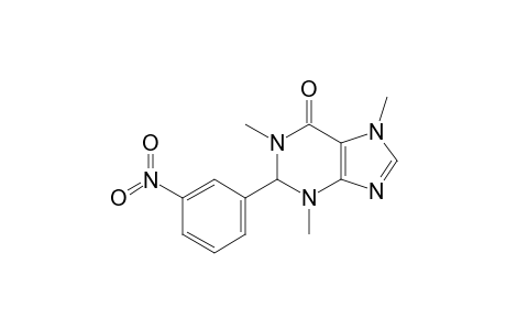 1,2,3,7-Tetrahydro-2-(3'-nitrophenyl)-1,3,7-trimethyl-6H-purin-6-one