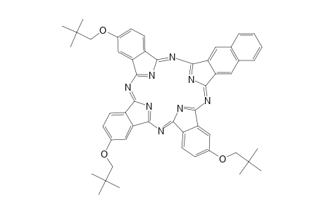 2,9,16-TRINEOPENTOXY-31H,33H-TRIBENZO-[B,G,L]-NAPHTO-[2,3-Q]-PORPHYRAZINE