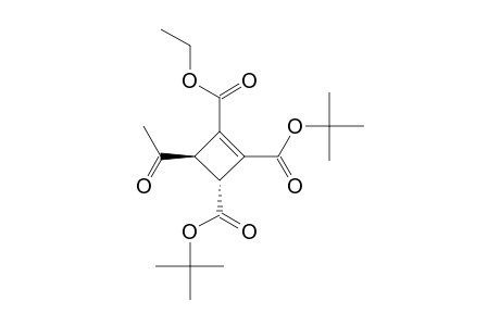 DI-TERT.-BUTYL-4-ACETYL-1-(ETHOXYCARBONYL)-CYCLOBUT-1-ENE-2,3-DICARBOXYLATE