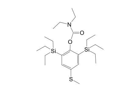 4-(methylthio)-2,6-bis(triethylsilyl)phenyl diethylcarbamate