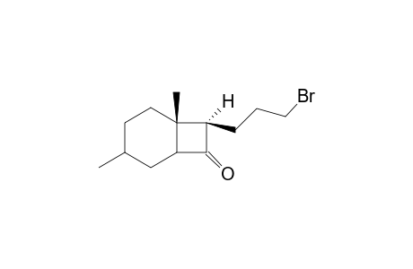 exo-(1SR,6RS,8RS)-8-(3'-Bromopropyl)-1,4-dimethylbicyclo[4.2.2]octan-7-one