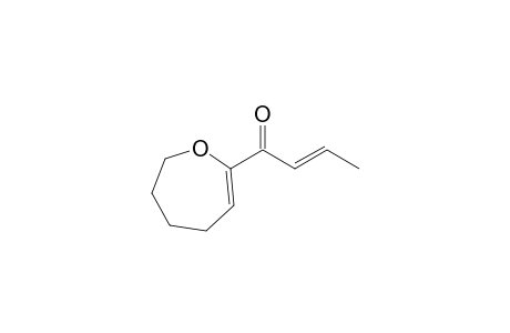 (E)-1-(2,3,4,5-tetrahydrooxepin-7-yl)-2-buten-1-one