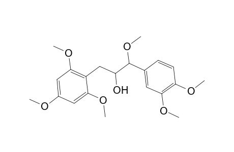 Benzeneethanol, .beta.,3,4-trimethoxy-.alpha.-[(2,4,6-trimethoxyphenyl)methyl]-