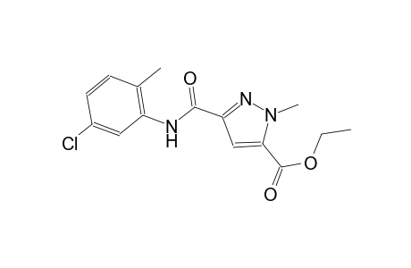 ethyl 3-[(5-chloro-2-methylanilino)carbonyl]-1-methyl-1H-pyrazole-5-carboxylate