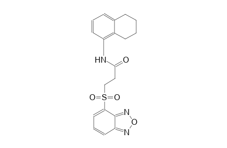propanamide, 3-(2,1,3-benzoxadiazol-4-ylsulfonyl)-N-(5,6,7,8-tetrahydro-1-naphthalenyl)-