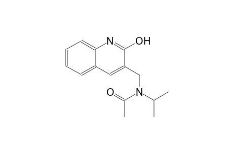 N-[(2-hydroxy-3-quinolinyl)methyl]-N-isopropylacetamide