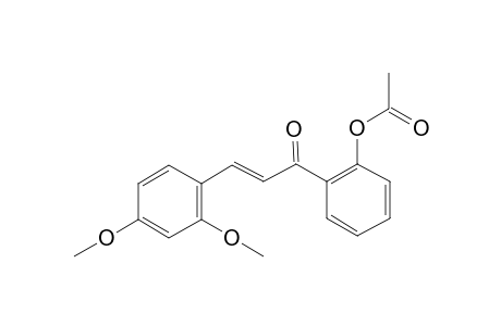 2,4-Dimethoxy-2'-(acetyl)oxychalcone (isomer 2)