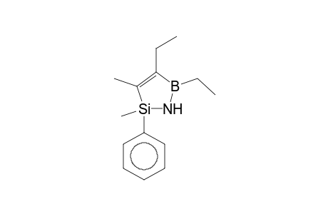 1-Aza-2-sila-5-boracyclopent-3-ene, 4,5-diethyl-2,3-dimethyl-2-phenyl-