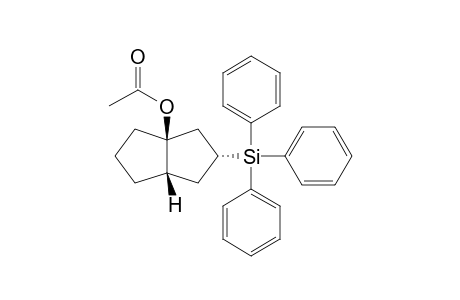 1-Acetoxy-3-(triphenylsilyl)bicyclo[3.3.0]octane