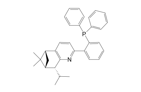 (1R,8R,9R)-5-(2-Diphenylphosphanyl-phenyl)-8-isopropyl-10,10-dimethyl-6-aza-tricyclo[7.1.1.0*2,7*]undeca-2(7),3,5-triene