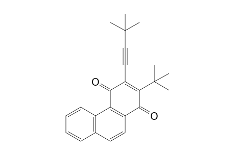 2-tert-Butyl-3-(2-t-butylethynyl)phenanthrene-1,4-quinone