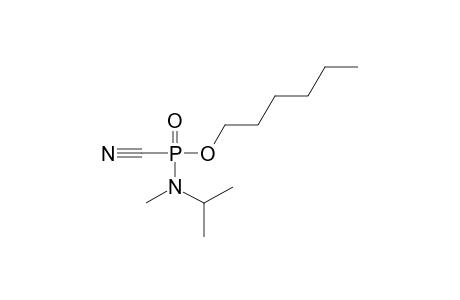 O-hexyl N-isopropyl N-methyl phosphoramidocyanidate