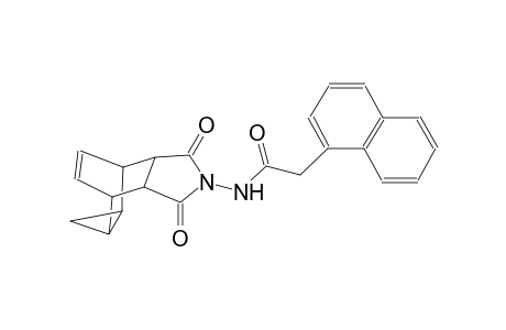 N-(3,5-dioxo-4-azatetracyclo[5.3.2.0~2,6~.0~8,10~]dodec-11-en-4-yl)-2-(1-naphthyl)acetamide