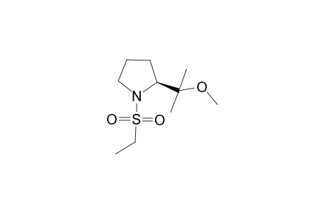 (S)-1-(Ethylsulfonyl)-2-[1'-methoxy-1'-methylethyl)-pyrrolidine