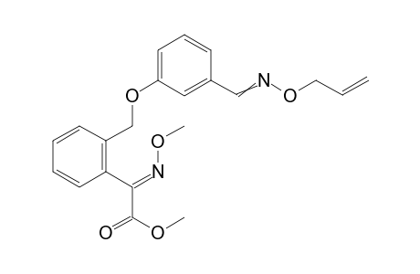 Benzeneacetic acid, alpha-(methoxyimino)-2-[[3-[[(2-propenyloxy)imino]methyl]phenoxy]methyl]-, methyl ester, (?,E)-