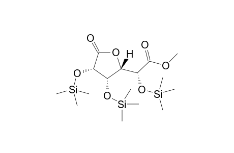 methyl (2R)-2-[(2S,3S,4S)-5-oxo-3,4-bis(trimethylsilyloxy)tetrahydrofuran-2-yl]-2-trimethylsilyloxy-acetate
