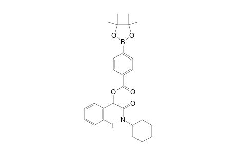 2-(CYCLOHEXYLAMINO)-1-(2-FLUOROPHENYL)-2-OXO-ETHYL-4-(4,4,5,5-TETRAMETHYL-1,3,2-DIOXABOROLAN-2-YL)-BENZOATE