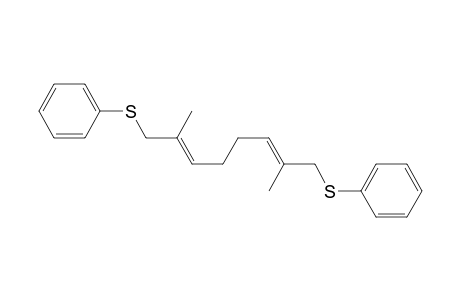 Benzene, 1,1'-[(2,7-dimethyl-2,6-octadiene-1,8-diyl)bis(thio)]bis-, (E,E)-