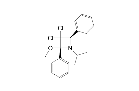 3,3-DICHLORO-1-ISOPROPYL-2-METHOXY-2,4-DIPHENYLAZETIDINE