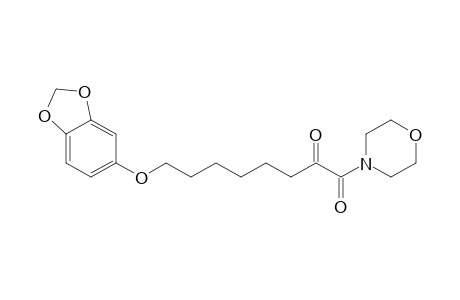 8-(Benzo[d][1,3]dioxol-5-yloxy)-1-morpholinooctane-1,2-dione