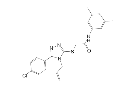 2-{[4-allyl-5-(4-chlorophenyl)-4H-1,2,4-triazol-3-yl]sulfanyl}-N-(3,5-dimethylphenyl)acetamide