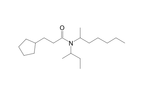 Propionamide, 3-cyclopentyl-N-(2-butyl)-N-(hept-2-yl)-