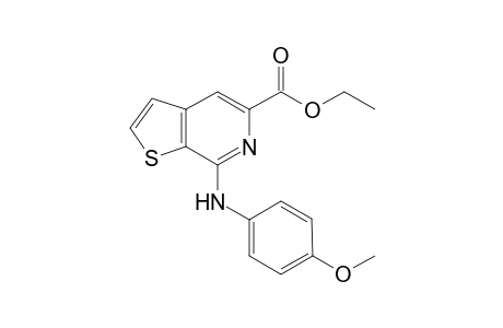7-(4-Methoxy-phenylamino)-thieno[2,3-c]pyridine-5-carboxylic acid ethyl ester