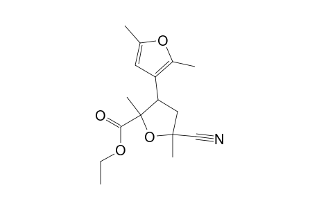 [3,3'-Bifuran]-2-carboxylic acid, 5-cyano-2,3,4,5-tetrahydro-2,2',5,5'-tetramethyl-, ethyl ester, (2.alpha.,3.alpha.,5.beta.)-