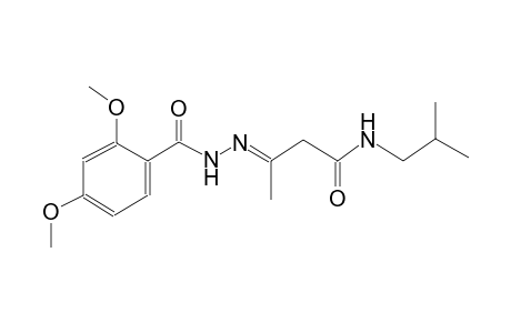 3-[(2,4-Dimethoxy-benzoyl)-hydrazono]-N-isobutyl-butyramide