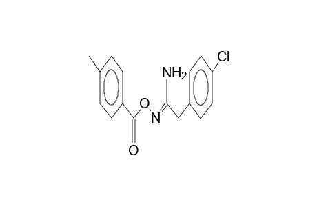 1-(4-methylbenzoyloxyimino)-1-amino-2-(4-chlorophenyl)ethane