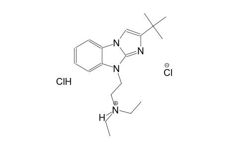 2-(2-tert-butyl-9H-imidazo[1,2-a]benzimidazol-9-yl)-N,N-diethylethanaminium chloride hydrochloride