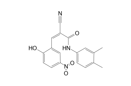 2-Cyano-N-(3,4-dimethylphenyl)-3-(2-hydroxy-5-nitrophenyl)-2-propenamide