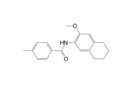 benzamide, 4-methyl-N-(5,6,7,8-tetrahydro-3-methoxy-2-naphthalenyl)-